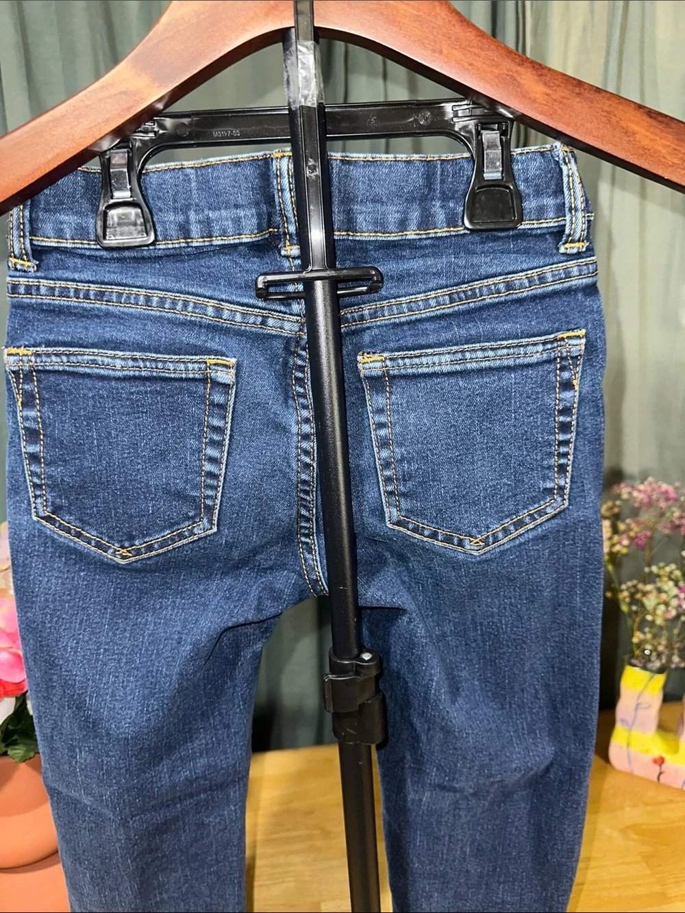 🎉GAP Kids Dark Blue Slim Straight Jeans A204